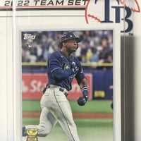 Tampa Bay Rays 2022 Topps Factory Sealed 17 Card Team Set with Wander Franco All Star Rookie Card