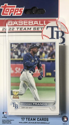 Tampa Bay Rays / 2022 Topps Baseball Team Set (Series 1 and 2) with (23)  Cards. Wander Franco Rookie Card! PLUS 2021 Topps Rays Baseball Team Set  (Series 1 and 2) with (