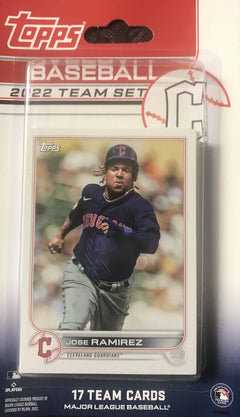 2023 Topps Cleveland Guardians Baseball Cards Team Set