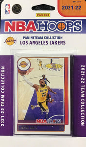 Los Angeles Lakers 2021 2022 Hoops Factory Sealed Team Set with LeBron James