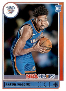 Oklahoma City Thunder 2021 2022 Hoops Factory Sealed Team Set with Rookie Cards of Josh Giddey, Jeremiah Robinson-Earl, Tre Mann and Aaron Wiggins