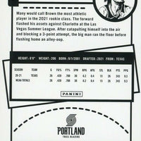 Portland Trail Blazers 2021 2022 Hoops Factory Sealed Team Set with Greg Brown III Rookie Card #226