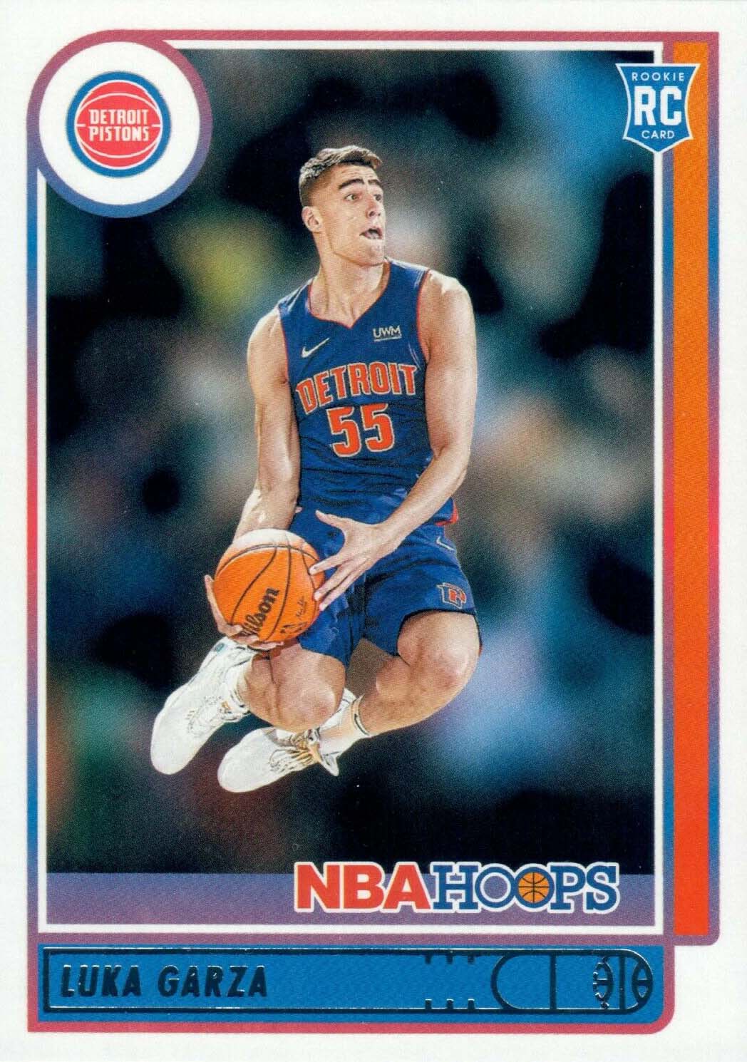 Detroit Pistons 2021 2022 Hoops Factory Sealed Team Set with Rookie Cards of Cade Cunningham, Isaiah Livers and Luka Garza