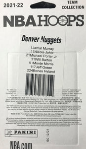 Denver Nuggets 2021 2022 Hoops Factory Sealed Team Set with Jamal Murray and Nikola Jokic Plus  2023 NBA CHAMPS