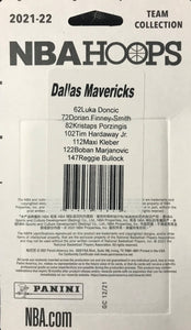 Dallas Mavericks  2021 2022 Hoops Factory Sealed Team Set with Luca Doncic Plus