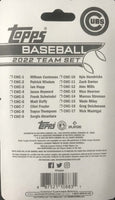 Chicago Cubs 2022 Topps Factory Sealed 17 Card Team Set
