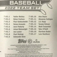 St. Louis Cardinals Topps Factory Sealed Team Set GIFT LOT Including the  2023 and 2022 Limited Edition 17 Card Sets for 34 EXCLUSIVE Cardinals Cards