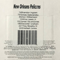 New Orleans Pelicans 2021 2022 Hoops Factory Sealed Team Set with Rookie Cards of Trey Murphy III and Herbert Jones
