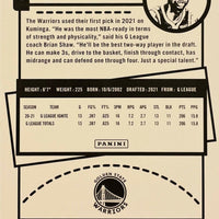 Jonathan Kuminga 2021 2022 Hoops Series Mint Rookie Card Basketball Card 219