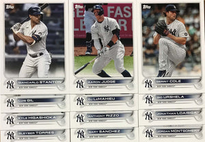 New York Yankees 2022 Topps Factory Sealed 17 Card Team Set