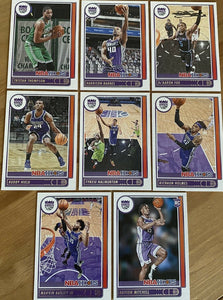 Sacramento Kings 2021 2022 Hoops Factory Sealed Team Set with a Rookie card of Davion Mitchell