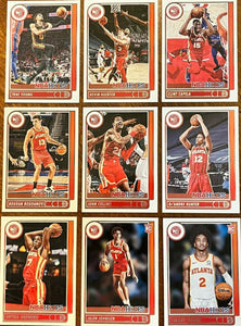 Atlanta Hawks 2021 2022 Hoops Factory Sealed Team Set with Rookie Cards of Jalen Johnson and Sharife Cooper