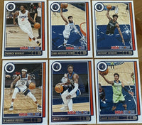 Minnesota Timberwolves 2021 2022 Hoops Factory Sealed Team Set with Karl-Anthony Towns and Anthony Edwards 2nd Year Card #151 Plus
