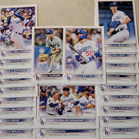 Los Angeles Dodgers 2022 Topps Complete Mint Hand Collated 22 Card Team Set Featuring Mookie Betts and Clayton Kershaw Plus Rookie Cards and Others