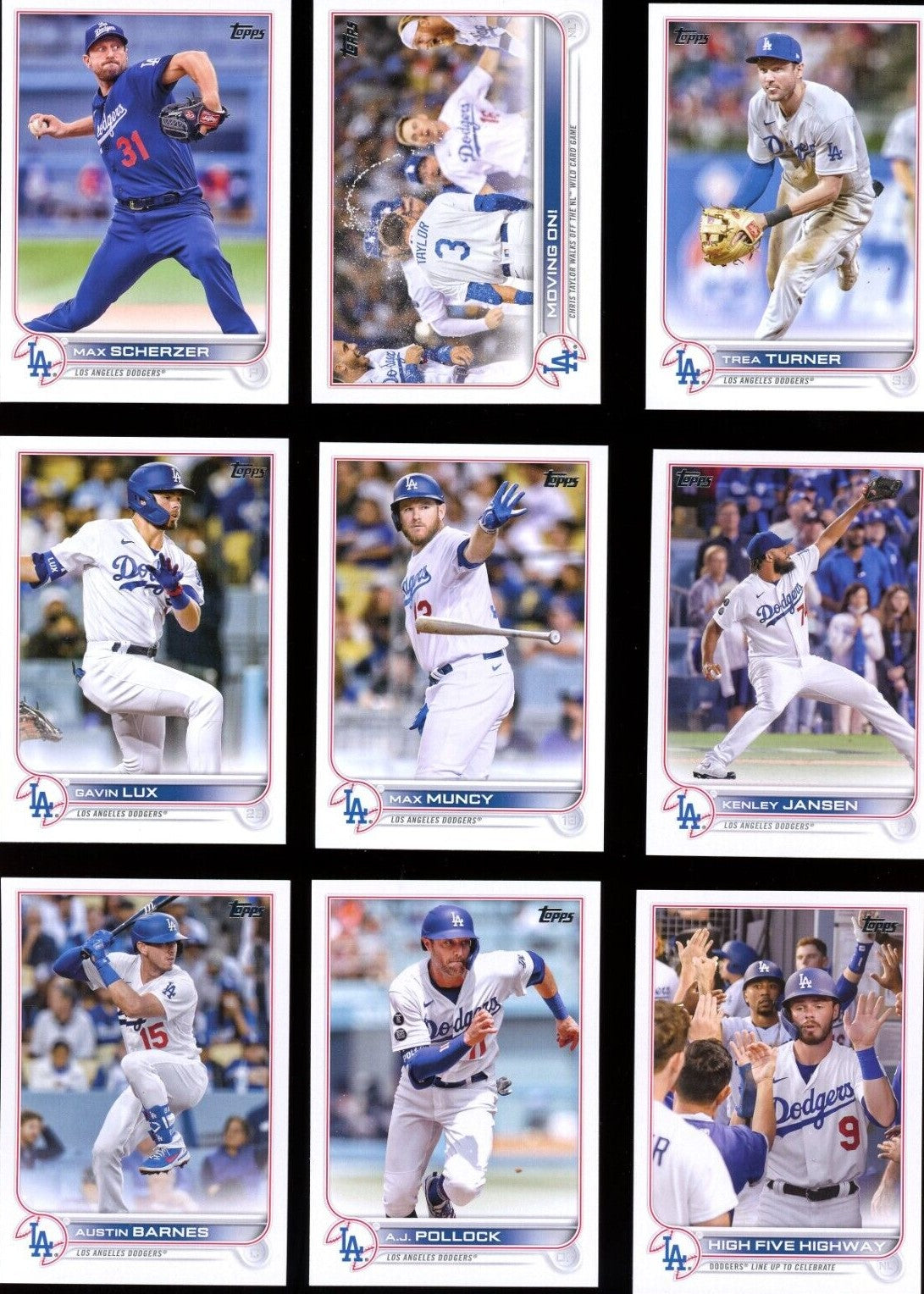 2023 Topps Series 1 Clayton Kershaw #22 Los Angeles Dodgers Baseball Card