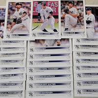 New York Yankees 2022 Topps Complete Mint Hand Collated 26 Card Team Set Featuring Aaron Judge and Gerrit Cole Plus Rookie Cards and Others