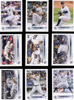 New York Yankees 2022 Topps Complete Mint Hand Collated 26 Card Team Set Featuring Aaron Judge and Gerrit Cole Plus Rookie Cards and Others
