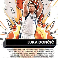 Luka Doncic 2022 2023 Donruss Bomb Squad Series Mint Insert Card #6
