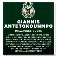 Giannis Antetokounmpo 2022 2023 Panini Donruss Franchise Features Series Mint Insert Card #10