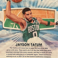 Jayson Tatum 2022 2023 HOOPS Basketball Series Mint Skyview Insert Card #9