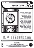 Jayson Tatum 2022 2023 HOOPS Basketball Series Mint Card #1
