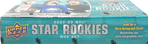 2022 2023 Upper Deck NHL STAR ROOKIES 25 Card Set with Matty Beniers and Kent Johnson PLUS