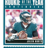 Jalen Hurts 2020 Panini Contenders Rookie of the Year Series Mint Card #RY-JHU