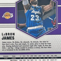 LeBron James 2020 2021 Panini Mosaic Basketball Series Mint Card #81