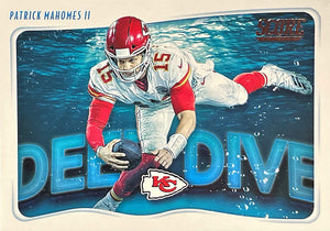 Patrick Mahomes II 2020 Score Deep Dive Series Card #DD-PM