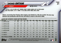 Shohei Ohtani 2020 Topps CHROME Series Mint Card #21
