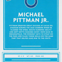 Michael Pittman Jr 2020 Donruss Series Mint Rated Rookie Card #322