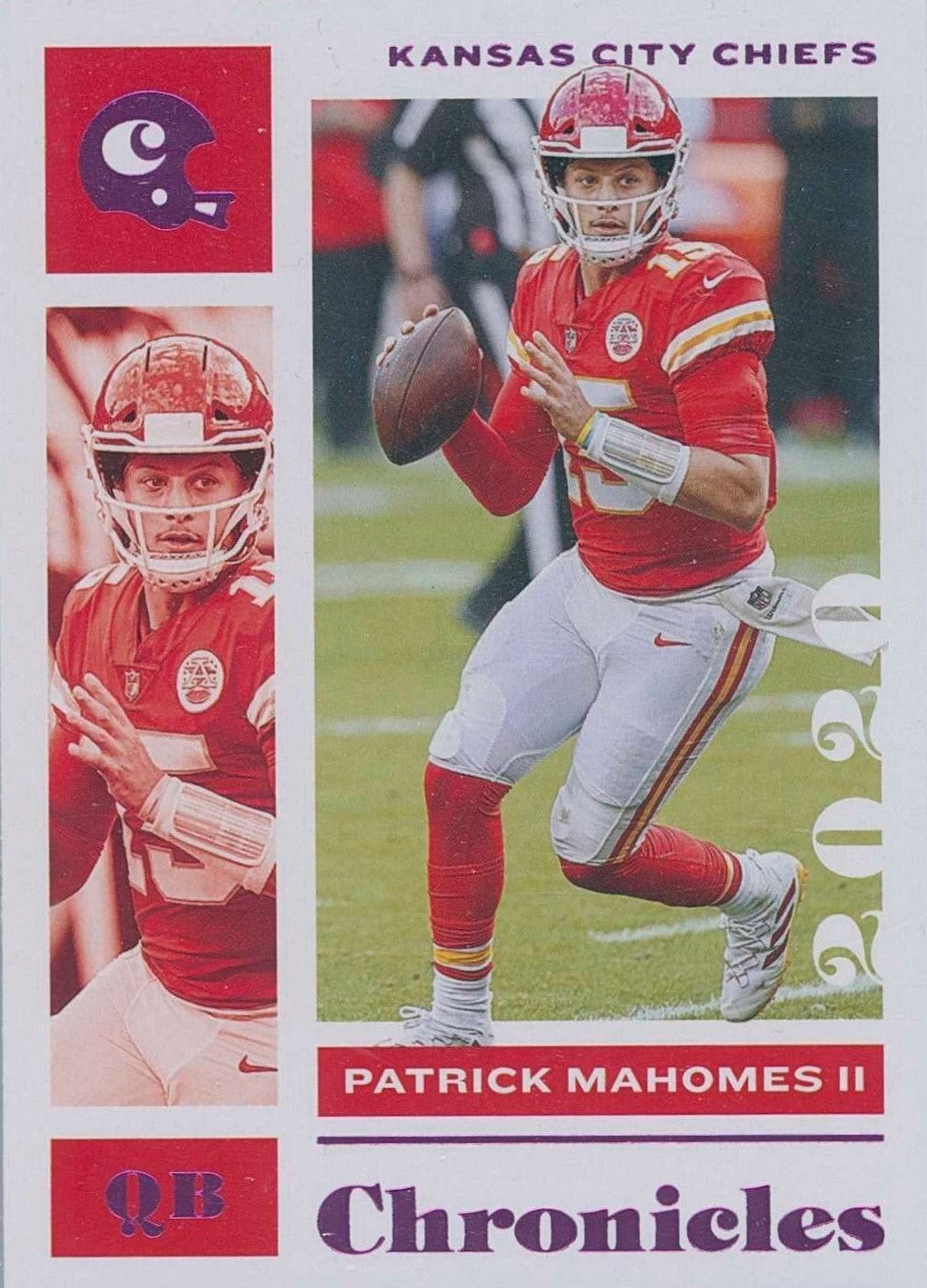 Patrick Mahomes II 2020 Panini Chronicles Series Mint Card #47 Pink Parallel Version