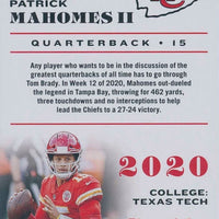 Patrick Mahomes II 2020 Panini Chronicles Series Mint Card #47 Pink Parallel Version