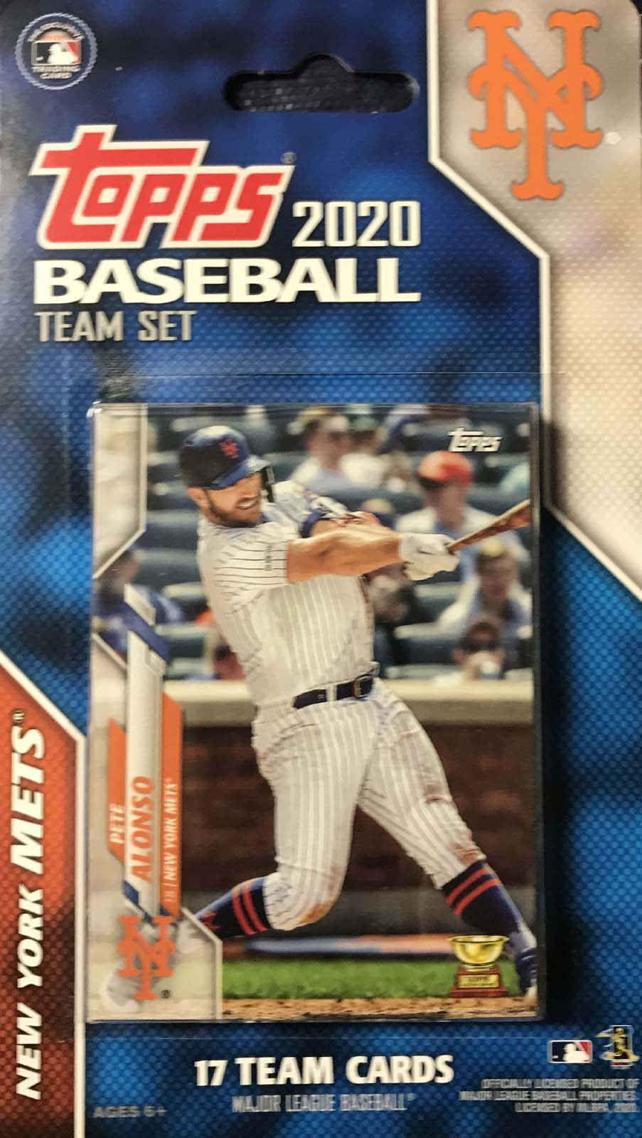 New York Mets 2020 Topps Factory Sealed 17 Card Team Set