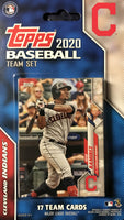 Cleveland Indians 2020 Topps Factory Sealed 17 Card Team Set
