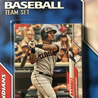 Cleveland Indians 2020 Topps Factory Sealed 17 Card Team Set