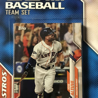 Houston Astros 2020 Topps Factory Sealed 17 Card Team Set