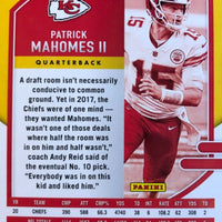 Patrick Mahomes II 2021 Panini Absolute Series Green Foil Parallel Mint Card #1