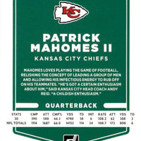 Patrick Mahomes II 2021 Donruss Series BLUE Press Proof Version of Card #116