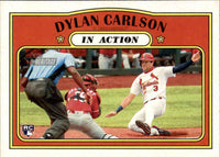 St. Louis Cardinals 2021 Topps Heritage Series 19 Card Team Set with Yadier Molina and Dylan Carlson Rookie Plus
