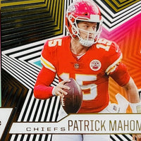 Patrick Mahomes II 2021 Panini Illusions Series Mint Shining Stars Insert Card #SS-7