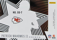 Patrick Mahomes II 2021 Panini Illusions Series Mint Shining Stars Insert Card #SS-7
