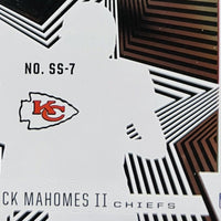 Patrick Mahomes II 2021 Panini Illusions Series Mint Shining Stars Insert Card #SS-7