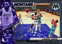 LeBron James 2021 2022 Panini Mosaic Montage Series Mint Insert Card #23
