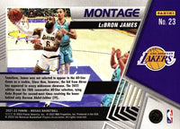 LeBron James 2021 2022 Panini Mosaic Montage Series Mint Insert Card #23
