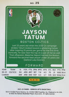 Jayson Tatum 2021 2022 Donruss Optic Basketball Series Mint Card #25
