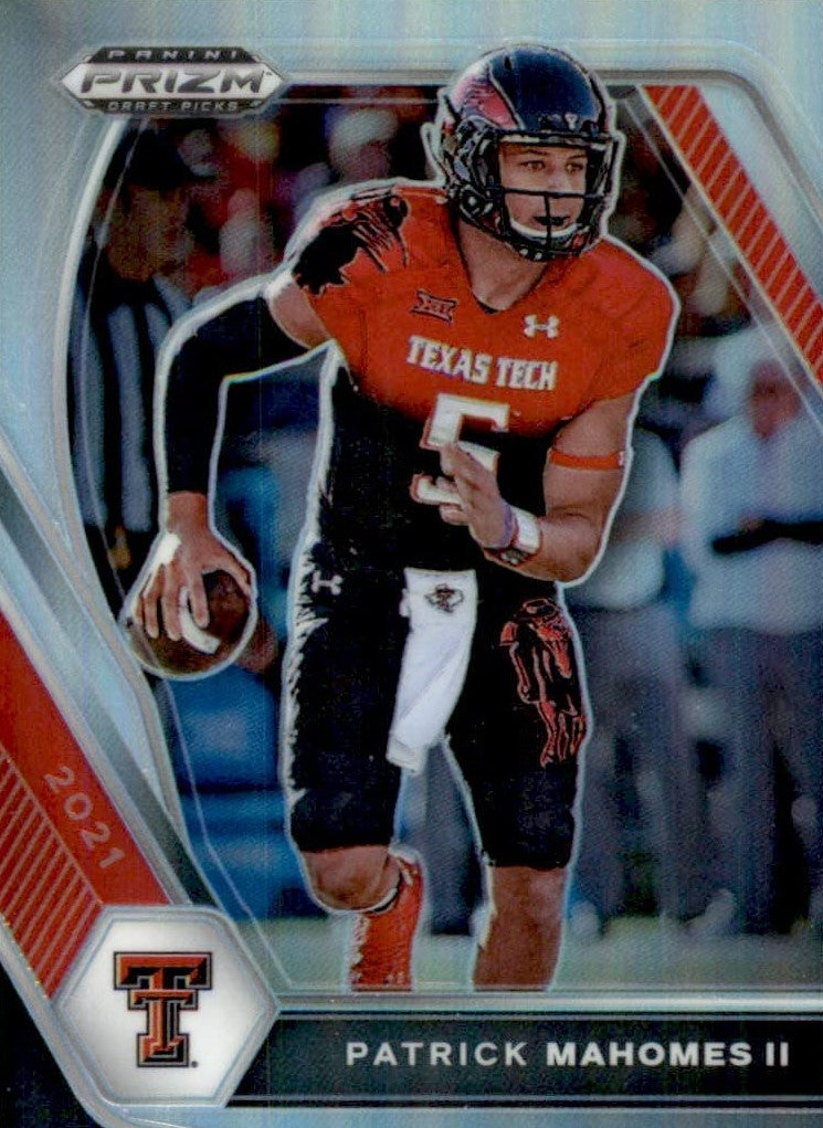 Patrick Mahomes II 2021 Panini Prizm Draft Picks Series Mint Card #7