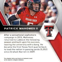 Patrick Mahomes II 2021 Panini Prizm Draft Picks Series Mint Card #7