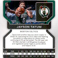 Jayson Tatum 2021 2022 Panini Prizm Series Mint Card #13