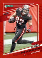Rob Gronkowski 2021 Donruss RED PRESS PROOF Version of Card #104
